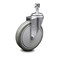 Service Caster 6 Inch Gray Polyurethane Wheel Swivel 12mm Threaded Stem Caster SCC SCC-TS20S614-PPUB-M1215 - alternate 4